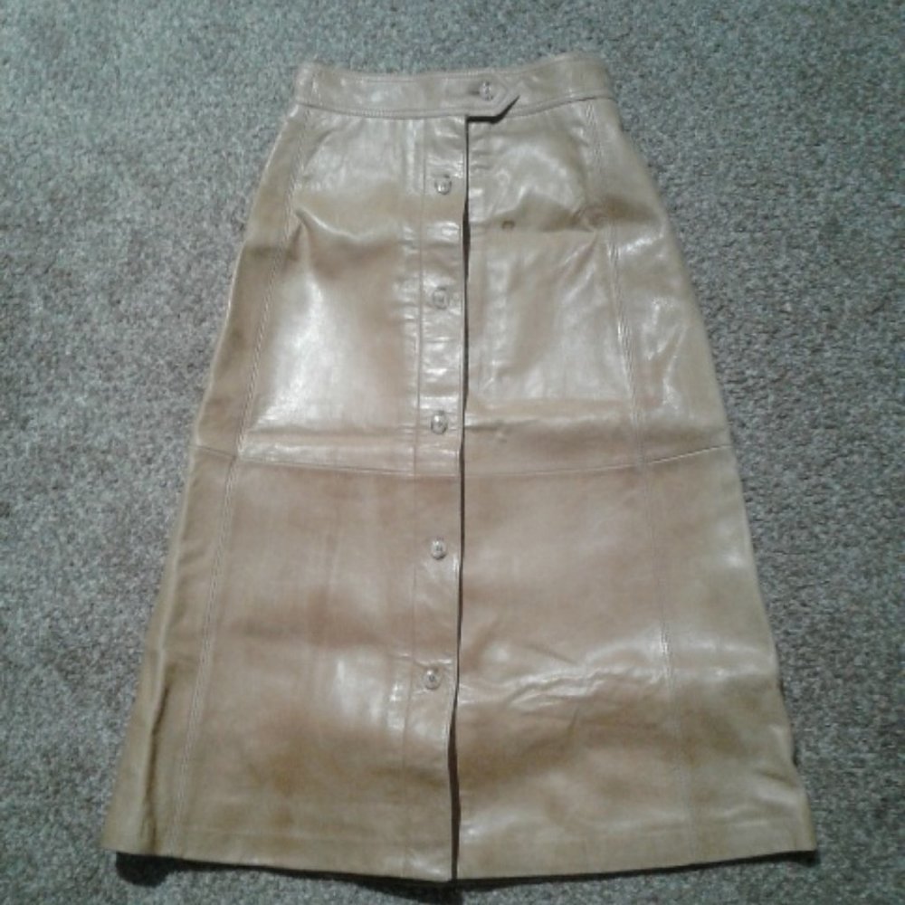 Lady Scully Leather Skirt